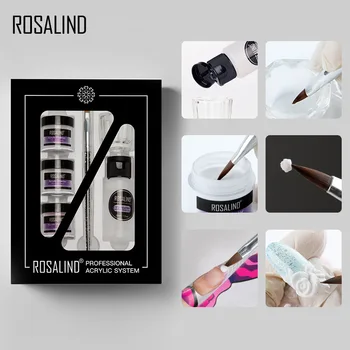 ROSALIND Acrylic Powder Set Dipping Carve Crystal Powder For Nail Extension Builder Tools Manicure Set Acrylic Nail Kit Women
ROSALIND Acrylic Powder Set Dipping Carve Crystal Powder For Nail Extension Builder Tools Manicure Set Acrylic Nail Kit Women