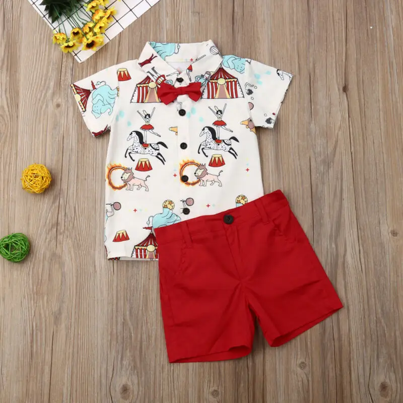 Two Pieces Set Gentleman Infant Baby Boy Clothes Set Summer Cartoon Short Sleeve Tops Shorts Outfit Set
Two Pieces Set Gentleman Infant Baby Boy Clothes Set Summer Cartoon Short Sleeve Tops Shorts Outfit Set