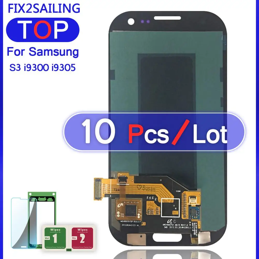 Super AMOLED LCD Display 100% Tested Working Touch Screen Assembly For Samsung Galaxy S III S3 i9300 i9300i i9301 i9301i i9305
Super AMOLED LCD Display 100% Tested Working Touch Screen Assembly For Samsung Galaxy S III S3 i9300 i9300i i9301 i9301i i9305
