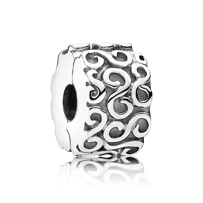 Authentic 925 Sterling Silver Bead Charm Swirl Serpentine Shape Clip Lock Stopper Beads fit Lady Bracelet Bangle Diy Jewelry
Authentic 925 Sterling Silver Bead Charm Swirl Serpentine Shape Clip Lock Stopper Beads fit Lady Bracelet Bangle Diy Jewelry