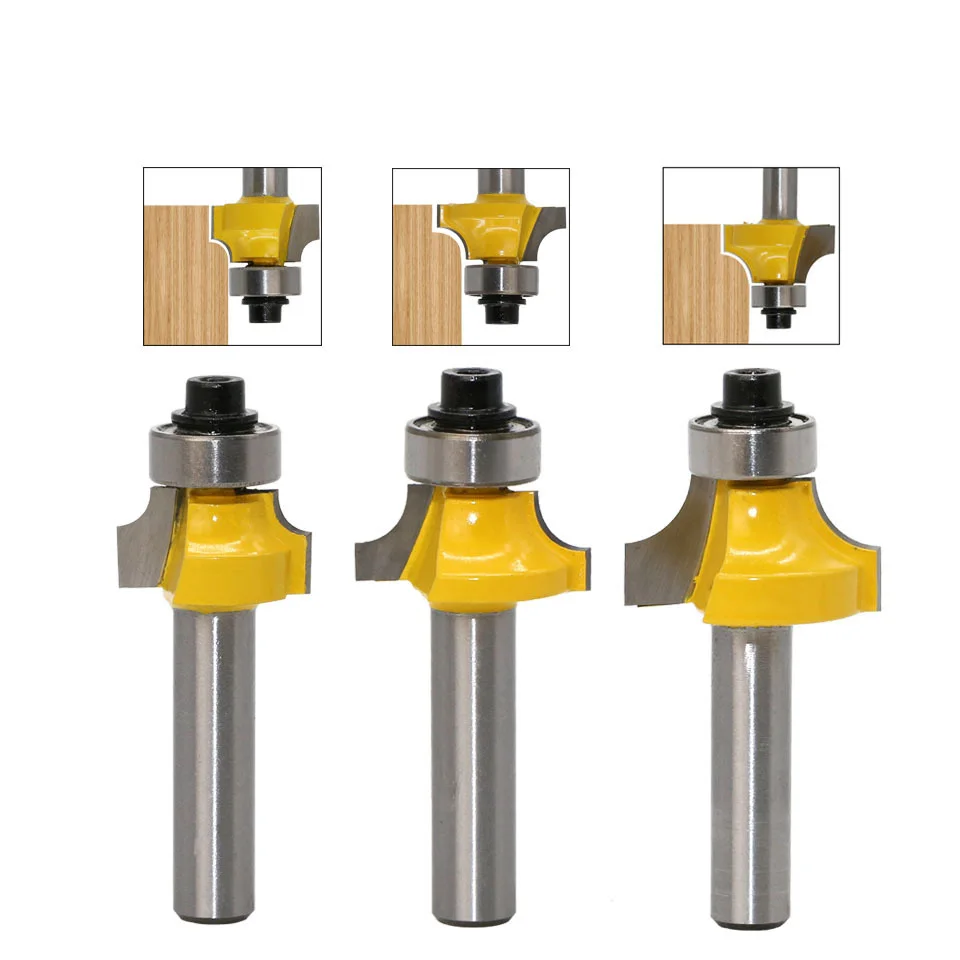 3Pcs 8mm Shank Woodworking milling cutter with sleeve fillet cutter chamfer Router bits Woodworking Tenon Milling Cutter Tool
3Pcs 8mm Shank Woodworking milling cutter with sleeve fillet cutter chamfer Router bits Woodworking Tenon Milling Cutter Tool
