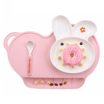 Cartoon Silicone Baby Placemat Snack Mat For Feeding Dinnerware Tray Non-slip Food Plate
Cartoon Silicone Baby Placemat Snack Mat For Feeding Dinnerware Tray Non-slip Food Plate