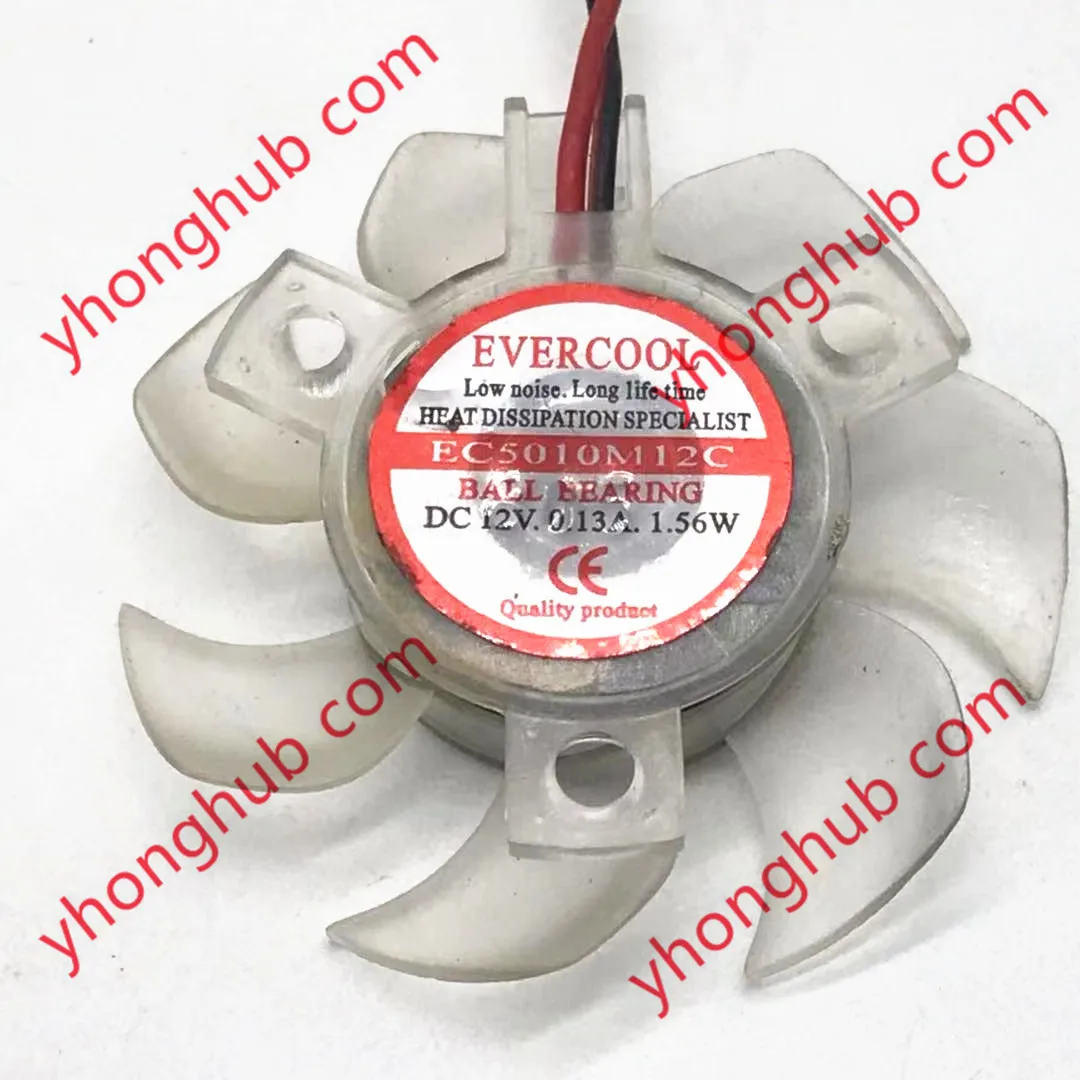 Вентилятор охлаждения сервера EverCool EC5010M12C, постоянный ток 12 В, 0,13 А, 50x50x10 мм, 2 провода
Вентилятор охлаждения сервера EverCool EC5010M12C, постоянный ток 12 В, 0,13 А, 50x50x10 мм, 2 провода