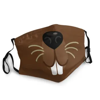 Brown Beaver Face Adult Reusable Face Mask Pattern PM2.5 Anti Haze Dust Mask Protection Mask Respirator Mouth Muffle
Brown Beaver Face Adult Reusable Face Mask Pattern PM2.5 Anti Haze Dust Mask Protection Mask Respirator Mouth Muffle