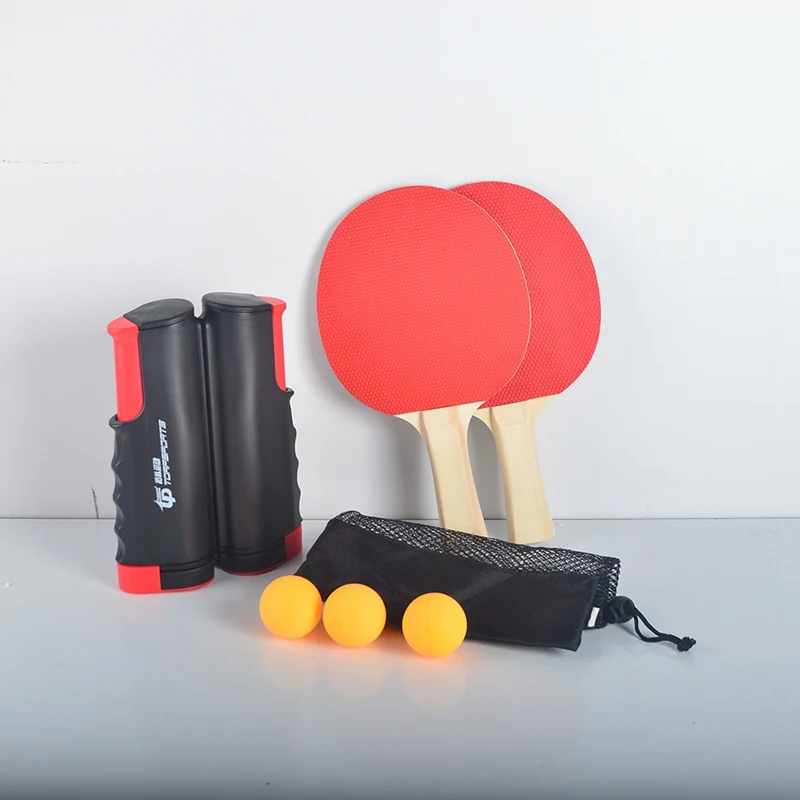 Ping Pong Table Tennis portable Set 2020 Retractable Net Training Robot Rubber Accessories Film Professional Red Ping Pong Set
Ping Pong Table Tennis portable Set 2020 Retractable Net Training Robot Rubber Accessories Film Professional Red Ping Pong Set