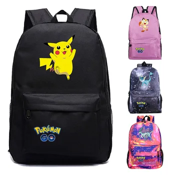 Mochila Pokemon Backpacks for School Teenagers Girls Sac A Dos Anime Pikachu Bag Plecak Laptop Unisex Cartoon Backbag 41-44
Mochila Pokemon Backpacks for School Teenagers Girls Sac A Dos Anime Pikachu Bag Plecak Laptop Unisex Cartoon Backbag 41-44