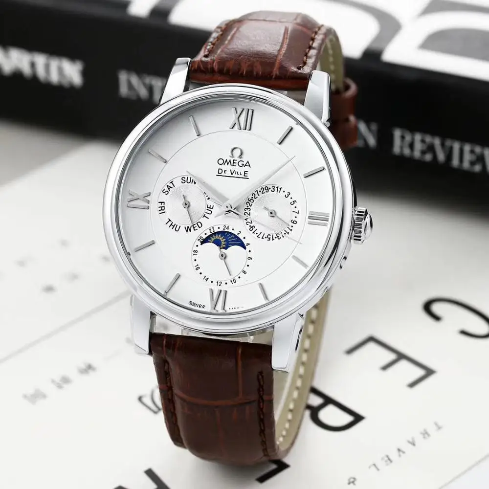 Omega- Luxury Brand Ceramic Bezel Mens and wom Mechanical Automatic Movement 007Watch Designer Watches Wrist watches 1969
Omega- Luxury Brand Ceramic Bezel Mens and wom Mechanical Automatic Movement 007Watch Designer Watches Wrist watches 1969