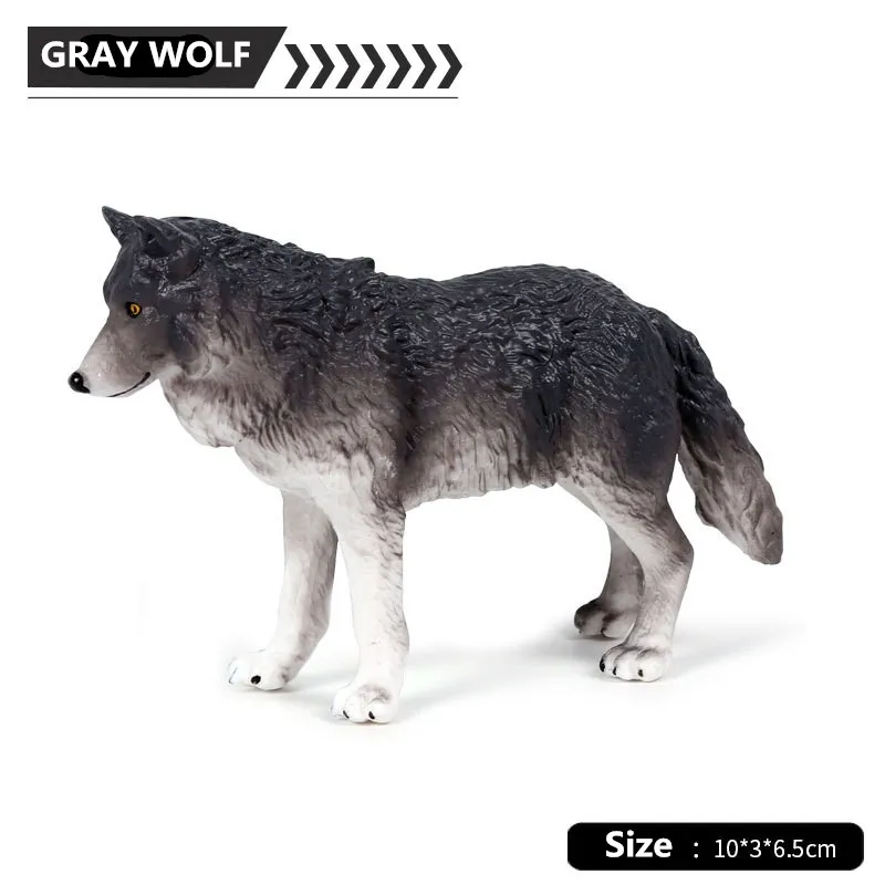 Solid Simulation Gray Wolf Wild Animal Static Model Forest Animal Wolf Medium Gray Wolf Toy For Child Gifts Toys Decoration
Solid Simulation Gray Wolf Wild Animal Static Model Forest Animal Wolf Medium Gray Wolf Toy For Child Gifts Toys Decoration