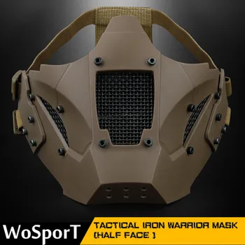 Half Face Breathable Military Tactical Mask Hunting Protection Mask for Airsoft CS Hunting Military Army Paintball Accessories
Half Face Breathable Military Tactical Mask Hunting Protection Mask for Airsoft CS Hunting Military Army Paintball Accessories