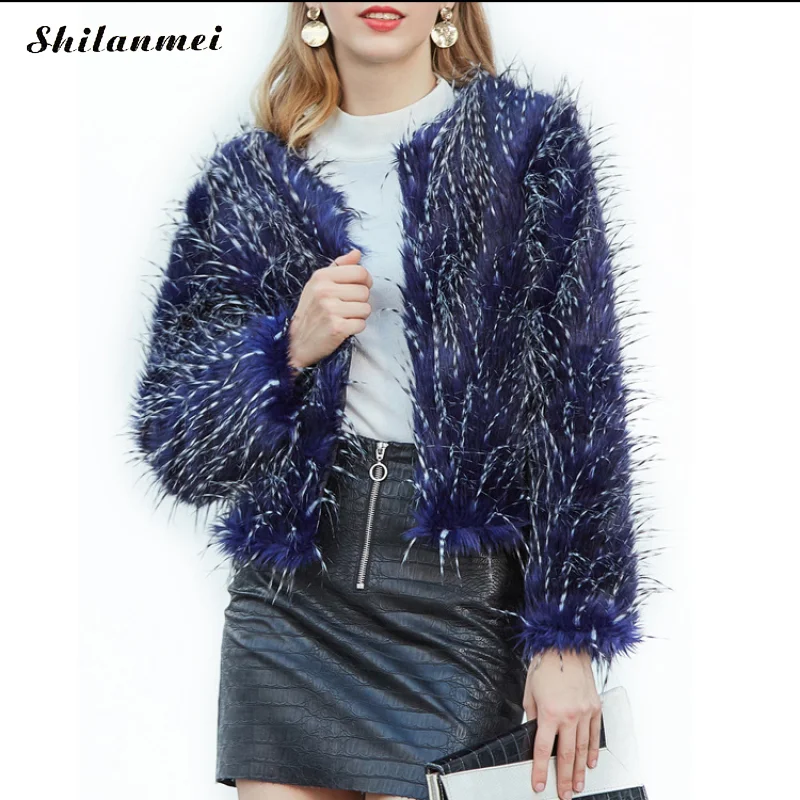 Elegant Faux Fur Coat Female Plush Overcoat Long Sleeve Autumn Winter Warm Soft Fur Jacket Ladies Fashion Casual Fluffy Outwear
Elegant Faux Fur Coat Female Plush Overcoat Long Sleeve Autumn Winter Warm Soft Fur Jacket Ladies Fashion Casual Fluffy Outwear