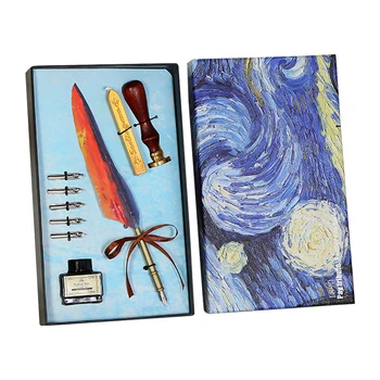 Dip Pen Set Accessories Art For Calligraphy Stationery Ink Faux Feather European Style Home Portable Antique Gift Signature
Dip Pen Set Accessories Art For Calligraphy Stationery Ink Faux Feather European Style Home Portable Antique Gift Signature