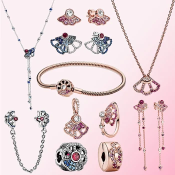 Fahmi 925 Silver Original China Exclusive Rose Pink Fan Ring Dangle Earrings Clasp Snake Chain Bracelet Blue Safety Chain Clip
Fahmi 925 Silver Original China Exclusive Rose Pink Fan Ring Dangle Earrings Clasp Snake Chain Bracelet Blue Safety Chain Clip