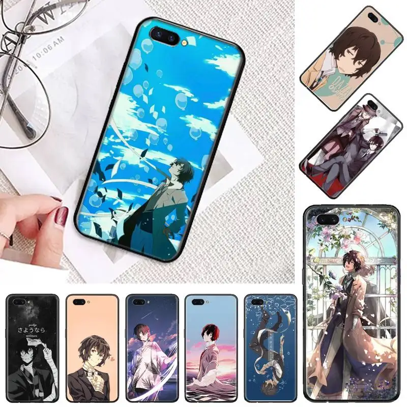 

bungou stray dogs anime Shell Phone Case For OPPO R9 R11 R15 R17 RENO Realme S PLUS Normal 2z 3 5 C2 pro coque shell funda hull