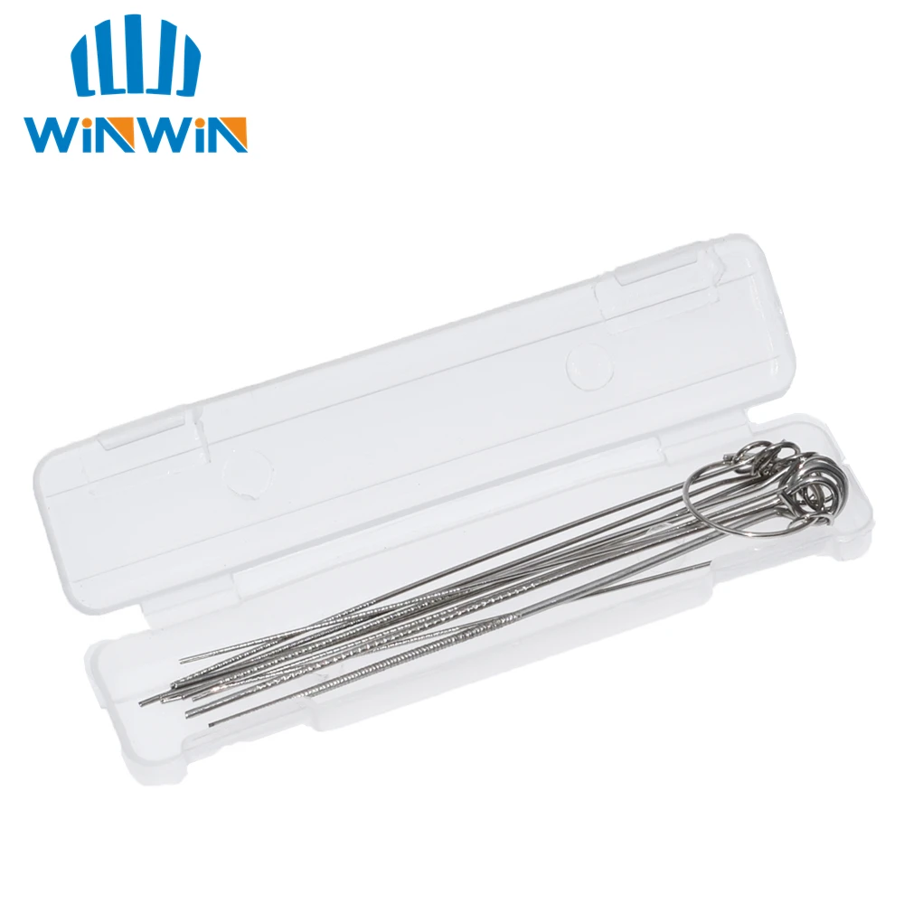 10 Stainless Steel Needle Set PCB Electronic Circuit Through Hole Needle Desoldering Welding Repair Tool 100mm 0.5-1.5mm 10 sets
10 Stainless Steel Needle Set PCB Electronic Circuit Through Hole Needle Desoldering Welding Repair Tool 100mm 0.5-1.5mm 10 sets