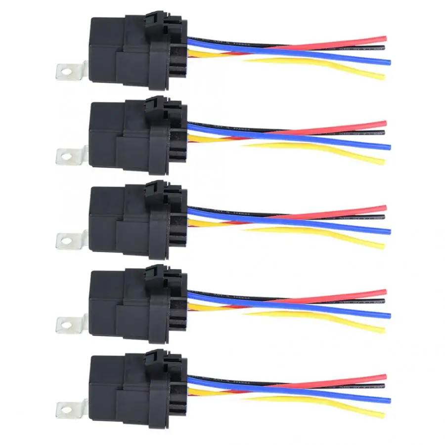 Ethernet Relay Socket 5pcs Waterproof 12V 30A/40A 5-Pin Car Truck Relay & Relay Socket Kit Latching Relay
Ethernet Relay Socket 5pcs Waterproof 12V 30A/40A 5-Pin Car Truck Relay & Relay Socket Kit Latching Relay
