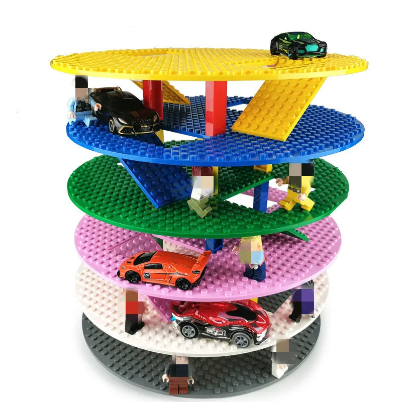 High-quality Double-sided Parking Lot Baseplate Round Base Plate Compatible with Legoings DIY Building Blocks Toys for Children
High-quality Double-sided Parking Lot Baseplate Round Base Plate Compatible with Legoings DIY Building Blocks Toys for Children