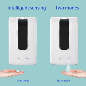 2 in 1Automatic Touchless Hand Disinfection Machine Automatic Soap Dispenser Drip & Spray Hand Sanitizer Dispenser 1500ml
2 in 1Automatic Touchless Hand Disinfection Machine Automatic Soap Dispenser Drip & Spray Hand Sanitizer Dispenser 1500ml
