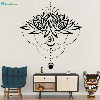 Lotus Yoga Vinyl Wall Decals Zen Relax Om Flower Meditation Room Sticker Home Decor Delicate and Simple Murals YT2297
Lotus Yoga Vinyl Wall Decals Zen Relax Om Flower Meditation Room Sticker Home Decor Delicate and Simple Murals YT2297