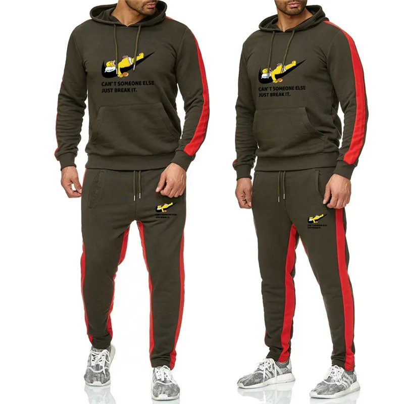 Men Sportswear Hoodies Pants Set Spring Track Suit Clothes Casual Tracksuit Men Sweatshirts Coats Male Joggers Streetwear
Men Sportswear Hoodies Pants Set Spring Track Suit Clothes Casual Tracksuit Men Sweatshirts Coats Male Joggers Streetwear