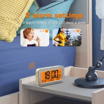 New Digital Alarm Clock Portable Mirror HD LED Display with Time/Humidity/Temperature/Display Function USB Port Charging HOT
New Digital Alarm Clock Portable Mirror HD LED Display with Time/Humidity/Temperature/Display Function USB Port Charging HOT