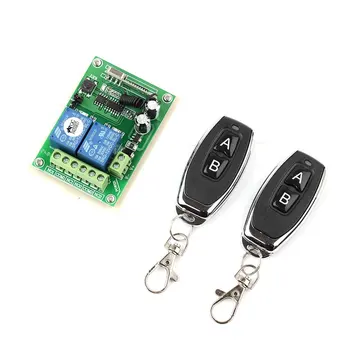 12V/24V 2 Channel Relay Wireless Remote Control Switch 433Mhz Two Keys Remote Control for Garage Door Lighting Curtains
12V/24V 2 Channel Relay Wireless Remote Control Switch 433Mhz Two Keys Remote Control for Garage Door Lighting Curtains