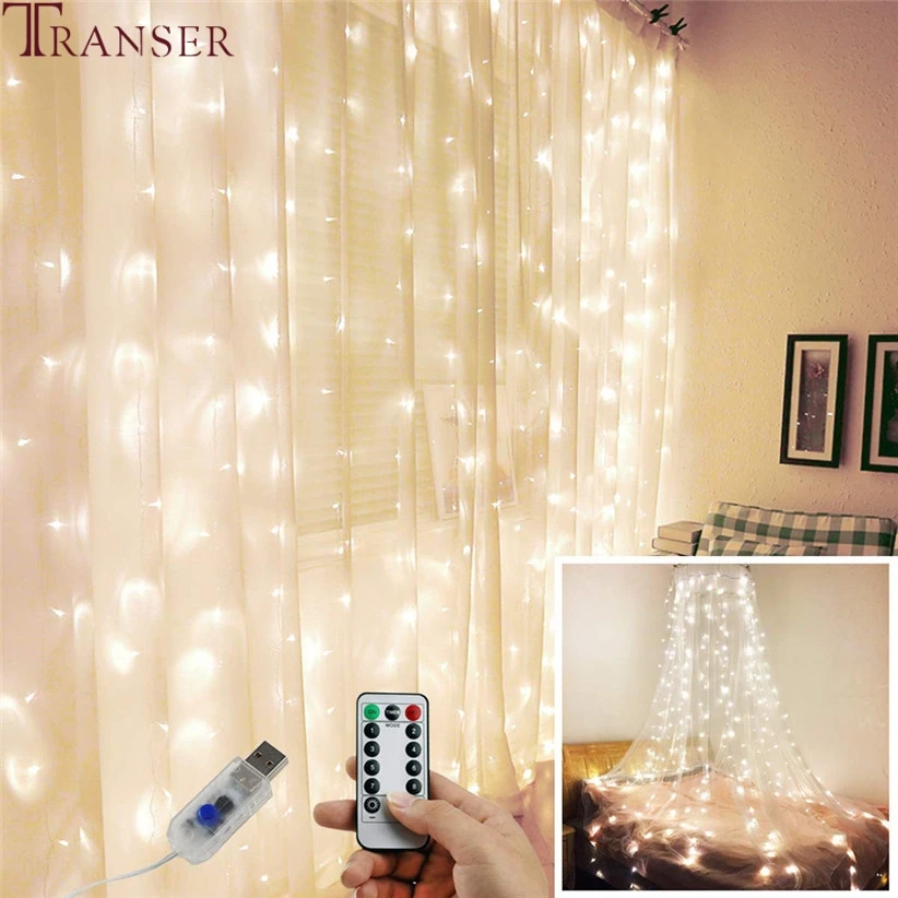 Remote Control 8 Modes Curtain Lights 300LED Fairy String for Girls Room Wedding Party Christmas Trees Festival Home Decor 907
Remote Control 8 Modes Curtain Lights 300LED Fairy String for Girls Room Wedding Party Christmas Trees Festival Home Decor 907