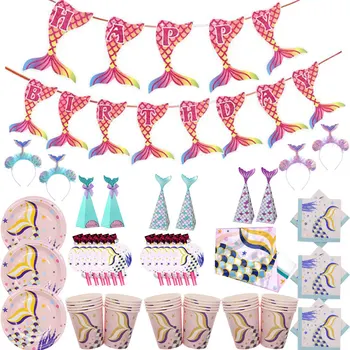 10pcs cartoon mermaid party paper tableware paper towel blowing dragon headband wedding christmas happy birthday party supplies
10pcs cartoon mermaid party paper tableware paper towel blowing dragon headband wedding christmas happy birthday party supplies