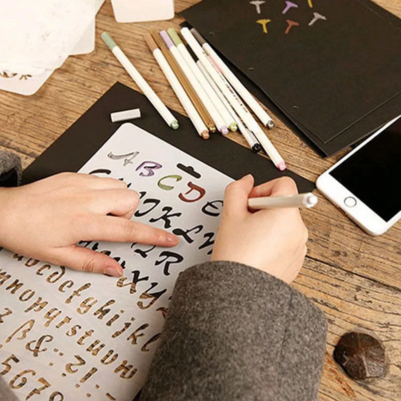 NEW-Lettering Stencils, Letter and Number Stencil, Painting Paper Craft Alphabet and Number Stencils (#2)
NEW-Lettering Stencils, Letter and Number Stencil, Painting Paper Craft Alphabet and Number Stencils (#2)