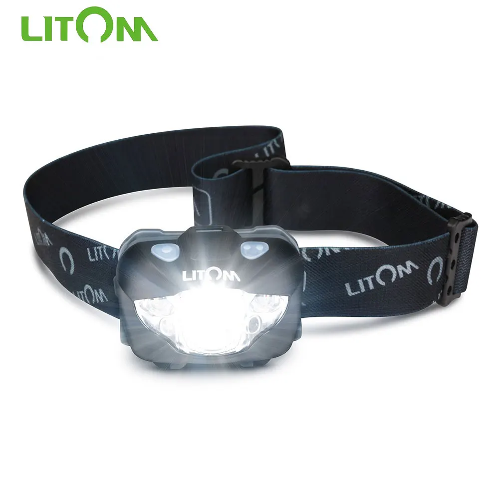 LITOM 168 Lumens White/Red LED Headlamp Flashlight with Gesture Control Waterproof Helmet Light for Hiking Camping
LITOM 168 Lumens White/Red LED Headlamp Flashlight with Gesture Control Waterproof Helmet Light for Hiking Camping