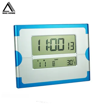 MAX HOME Radio Controlled Clock Alarm Clock LED LCD Wall Clock Electronic Watch Bedroom Office Silent Electronic Clock
MAX HOME Radio Controlled Clock Alarm Clock LED LCD Wall Clock Electronic Watch Bedroom Office Silent Electronic Clock