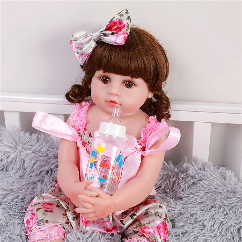 56CM Reborn Beby Bebe Reborn Silicone Reborn Toddler Princess Girl Like Alive Bebe Handmade Realistic Baby Birthday Gift Girl To
56CM Reborn Beby Bebe Reborn Silicone Reborn Toddler Princess Girl Like Alive Bebe Handmade Realistic Baby Birthday Gift Girl To