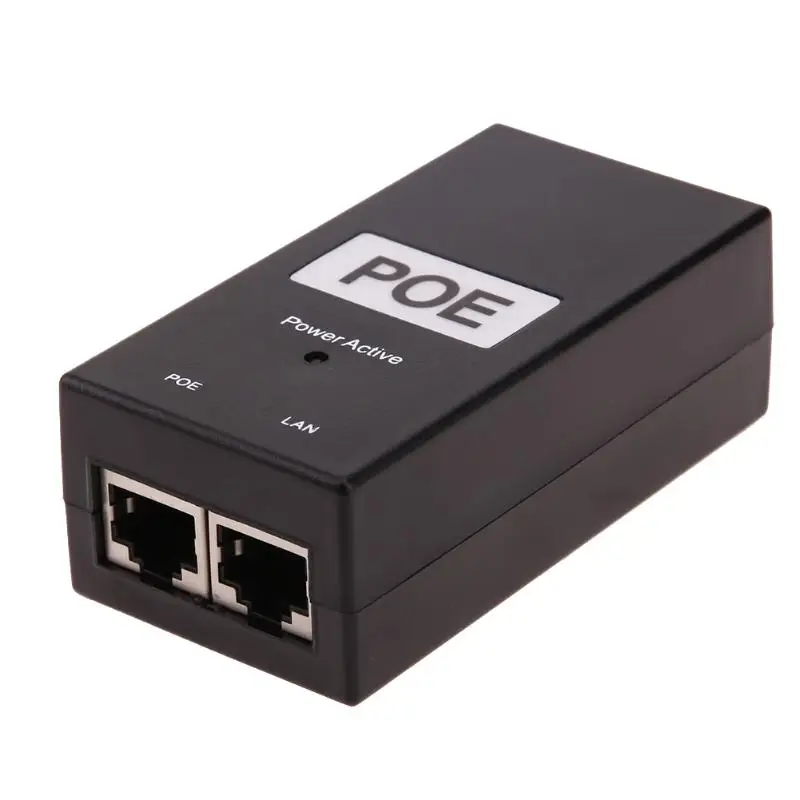 DC 24V 0.5A POE Мощность Over Ethernet адаптер-форсунка Питание подходит для IP Камера