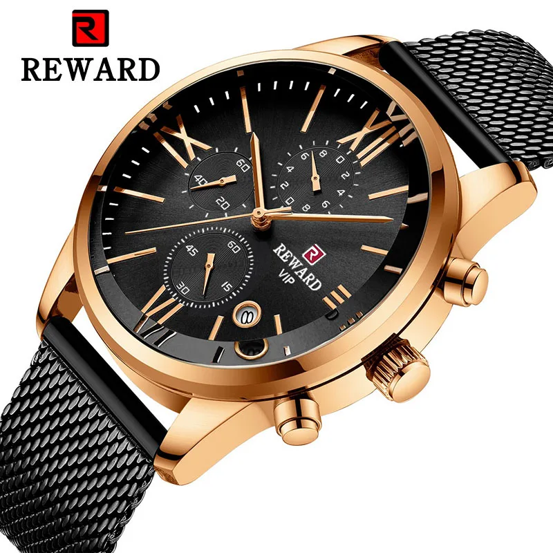 REWARD Fashion Mens Watches with Stainless Steel Top Brand Luxury Sports Chronograph Calendar Quartz Watch Men Relogio Masculino
REWARD Fashion Mens Watches with Stainless Steel Top Brand Luxury Sports Chronograph Calendar Quartz Watch Men Relogio Masculino