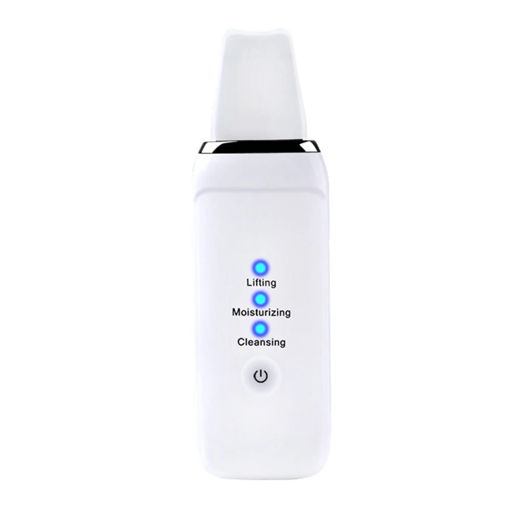 Ultrasonic Ion Skin Scrubber Deep Cleaning Pore Cleaner Blackhead Remover Vibrating Facial Cleansing Skin Spatula Instrument
Ultrasonic Ion Skin Scrubber Deep Cleaning Pore Cleaner Blackhead Remover Vibrating Facial Cleansing Skin Spatula Instrument