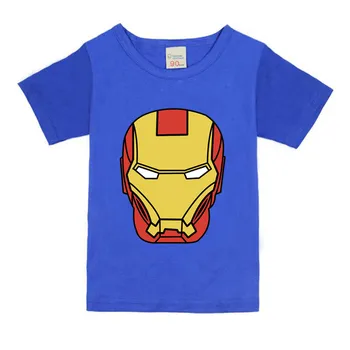 Kids Boys Cartoon Iron Man Print T-shirt For Children Girls Short Sleeve Tops Kids T-shirt Casual Cotton Summer clothing 
Kids Boys Cartoon Iron Man Print T-shirt For Children Girls Short Sleeve Tops Kids T-shirt Casual Cotton Summer clothing