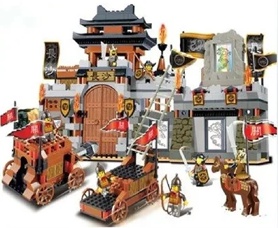 Fight Inserted Small Luban Assembled Building Blocks Three Kingdoms Series Guan Yu Fierce Battle Changsha Castle Huang Zhong B02
Fight Inserted Small Luban Assembled Building Blocks Three Kingdoms Series Guan Yu Fierce Battle Changsha Castle Huang Zhong B02