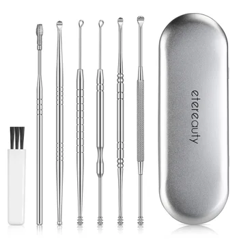 ETEREAUTY 7pcs Ear Wax Removal Kit Lightweight Multi-functional Ear Cleaner Kit Ear Cleansing Tool for Adults
ETEREAUTY 7pcs Ear Wax Removal Kit Lightweight Multi-functional Ear Cleaner Kit Ear Cleansing Tool for Adults