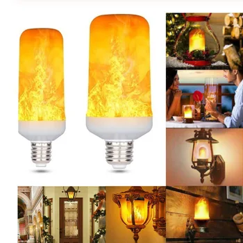 5x4 Modes Flashing Simulation Decorative Lights Hoting Creative Gravity Induction Flame Lamp E27 LED Flame Effect Fireball Bulb
5x4 Modes Flashing Simulation Decorative Lights Hoting Creative Gravity Induction Flame Lamp E27 LED Flame Effect Fireball Bulb