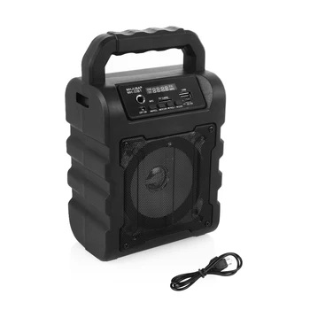 HOT S33 4 inch FM Radio Bluetooth Speaker Wireless Sound System Bass Stereo With LED Light Support TF/AUX Outdoor Sport Travel
HOT S33 4 inch FM Radio Bluetooth Speaker Wireless Sound System Bass Stereo With LED Light Support TF/AUX Outdoor Sport Travel