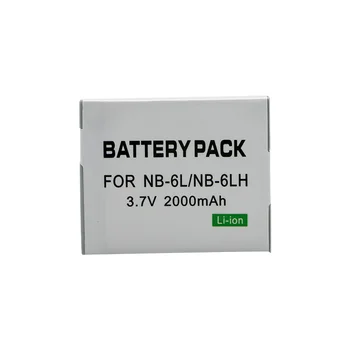 1pc 3.7V 2000mAh NB-6L/NB-6LH NB 6L NB6L NB 6LH 6L Battery For Canon IXUS 310 SX240 SX275 SX280 SX510 HS 95 210 300 S90 S95
1pc 3.7V 2000mAh NB-6L/NB-6LH NB 6L NB6L NB 6LH 6L Battery For Canon IXUS 310 SX240 SX275 SX280 SX510 HS 95 210 300 S90 S95
