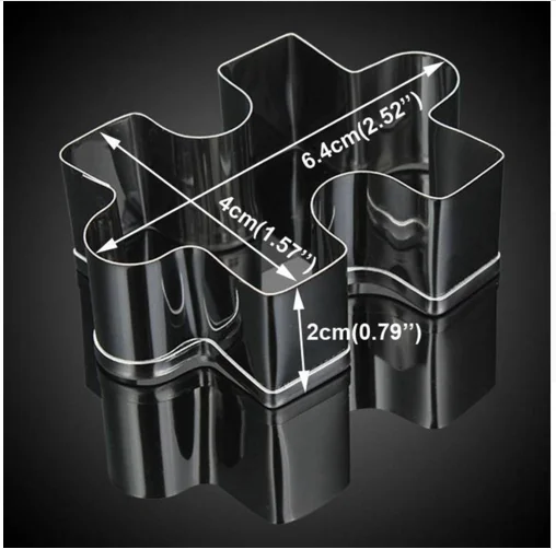 1 pcs jigsaw form mold ice chocolate fondant Cake DIY creative cooking tool for candy pudding chocolate 70
1 pcs jigsaw form mold ice chocolate fondant Cake DIY creative cooking tool for candy pudding chocolate 70