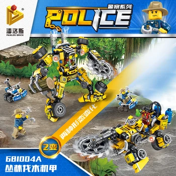 404 Police Series New Deformation Robot Jungle Mech Deformation Robot Model Kit Children's Toy Gift
404 Police Series New Deformation Robot Jungle Mech Deformation Robot Model Kit Children's Toy Gift
