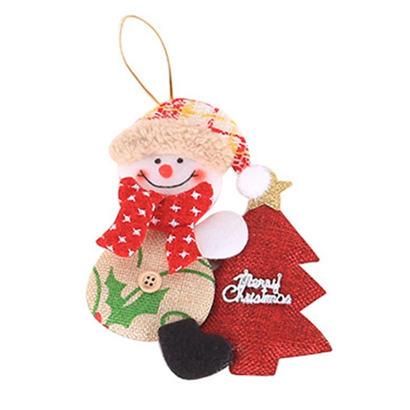 christmas snowman tree hanging ornaments gift santa claus elk
