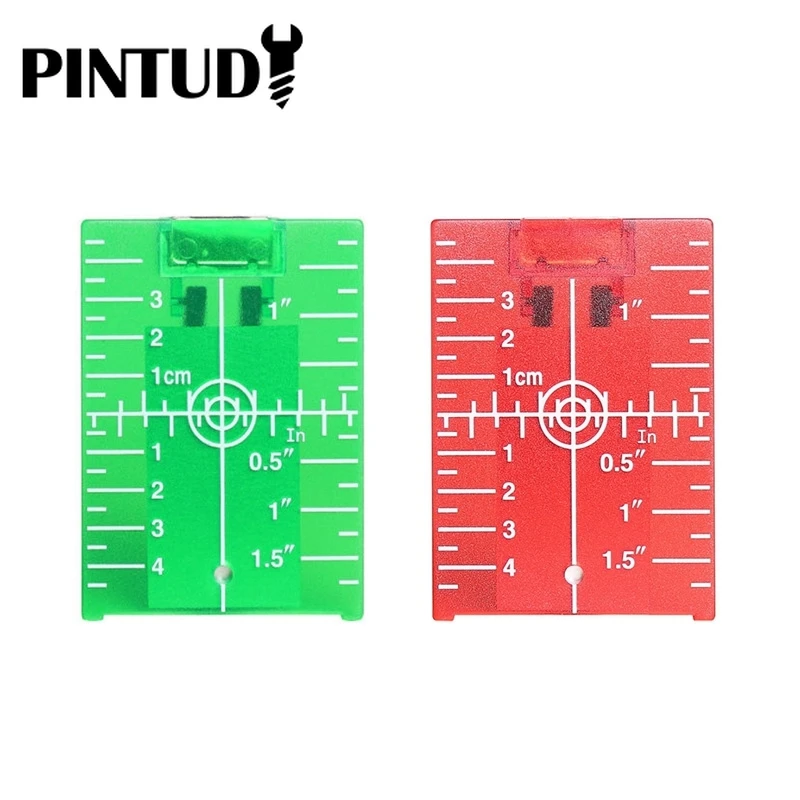 PINTUDY Magnetic Laser Target Card Plate Laser Level Tool Rotary Cross Line Laser Level Horizontal Vertical Multiusos Green Red
PINTUDY Magnetic Laser Target Card Plate Laser Level Tool Rotary Cross Line Laser Level Horizontal Vertical Multiusos Green Red