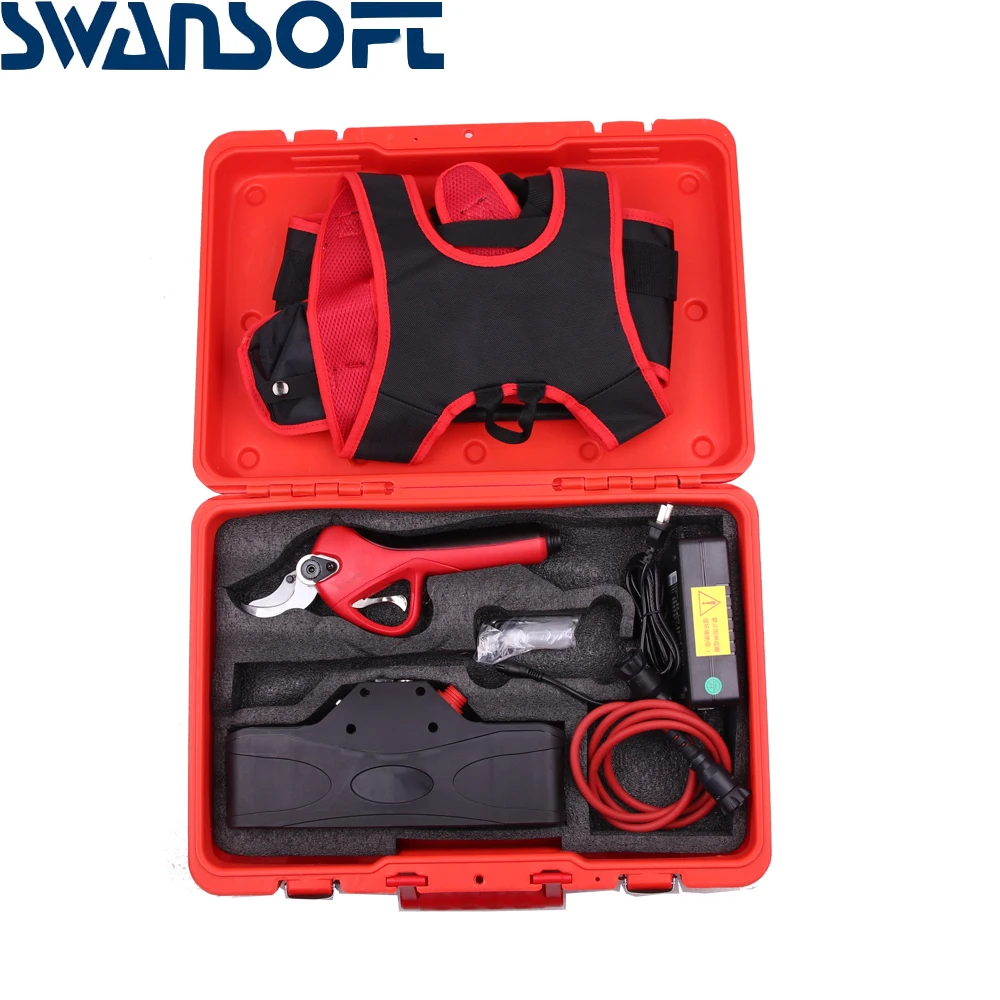 SWANSOFT 43 2 V 40 мм электрические секаторные ножницы для защиты пальцев садовые