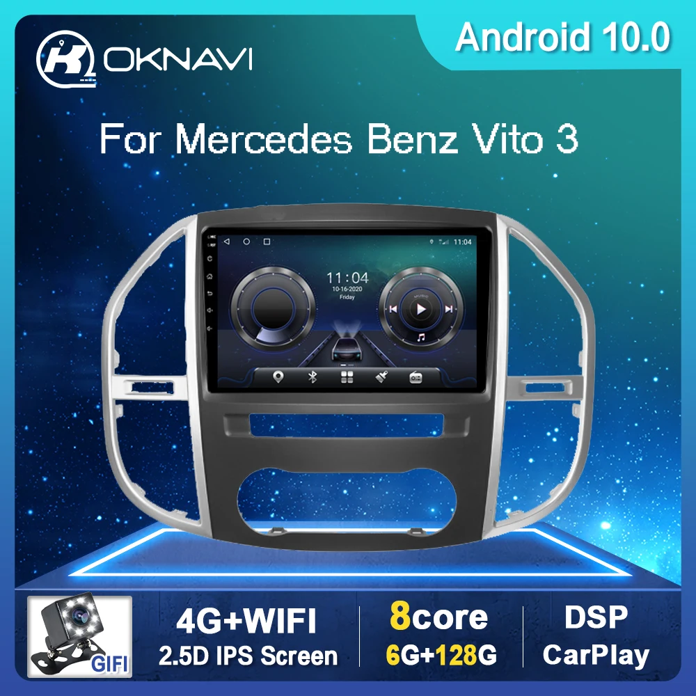 128G Newest Android 10.0 Car Radio Video Player For Mercedes Benz Vito 3 Metris 2016-2020 Auto Buletooth GPS Stereo No 2 din DVD
128G Newest Android 10.0 Car Radio Video Player For Mercedes Benz Vito 3 Metris 2016-2020 Auto Buletooth GPS Stereo No 2 din DVD