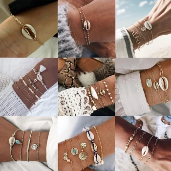 Docona Bohemia Vintage Shell Rope Chain Bracelet for Women 2020 Charm Tassel Bead Multi-layer Summer Jewelry Accessories
Docona Bohemia Vintage Shell Rope Chain Bracelet for Women 2020 Charm Tassel Bead Multi-layer Summer Jewelry Accessories