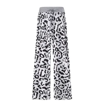 F2020 Plus Size Women’S Korean Casual Trousers Leopard Plaid Pattern High-Waist Drawstring Wide Leg Pants Homewear Sleep Bottoms
F2020 Plus Size Women’S Korean Casual Trousers Leopard Plaid Pattern High-Waist Drawstring Wide Leg Pants Homewear Sleep Bottoms