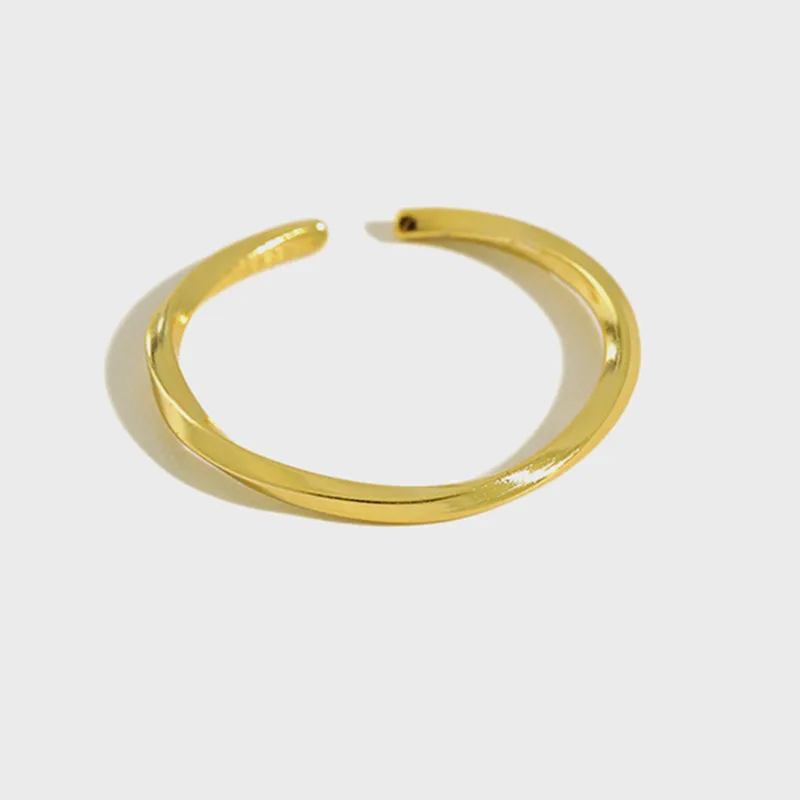 925 Sterling Silver Mobius Twist Open Ring For Women 2020 INS Popular Simple Lady Student Fine Jewelry Flyleaf
925 Sterling Silver Mobius Twist Open Ring For Women 2020 INS Popular Simple Lady Student Fine Jewelry Flyleaf