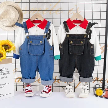 2020 spring Korean children's clothing children's suit bib pants two-piece spring boy suit tide
2020 spring Korean children's clothing children's suit bib pants two-piece spring boy suit tide